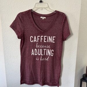 Maurices Burgundy Graphic Tee